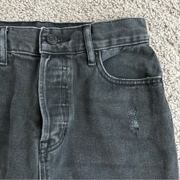 Pacsun High Rise Straight Distressed Button Fly Womens 25 - Picture 2 of 14